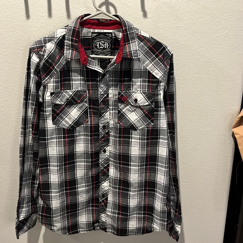 Men's MX Republic Button Down - Men’s Medium